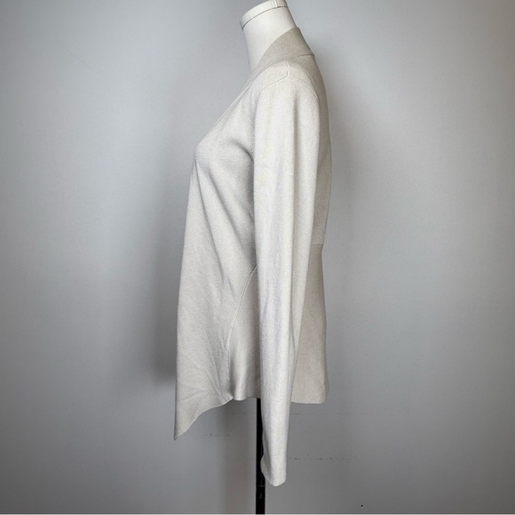 Eileen Fisher Open Front Drapey Cardigan Silk Cotton Blend Women’s Size XS - Picture 3 of 9